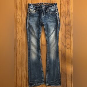 Rock Revival Women's Faded Blue Boot Cut Jeans